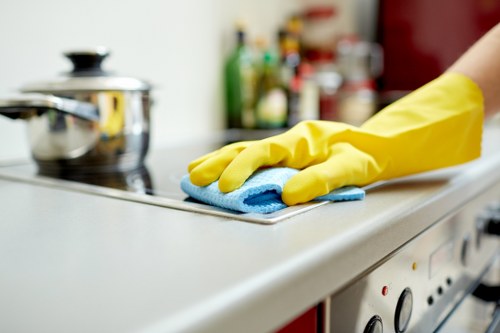 Natural stain removal ingredients like vinegar and baking soda